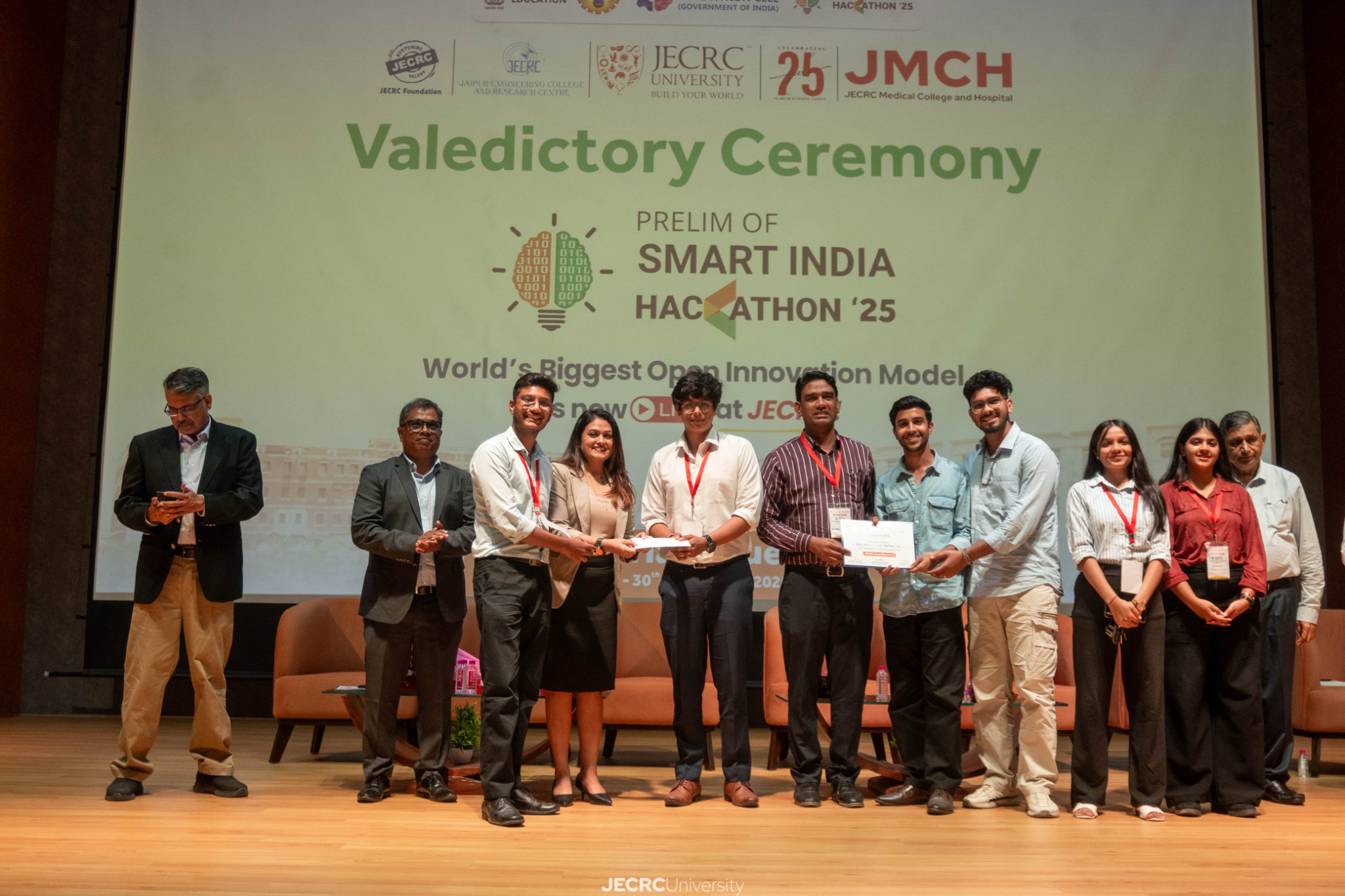 Smart India Hackathon ceremony photo